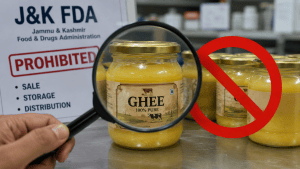 J&K FDA prohibits sale, storage and distribution of 10 ghee batches