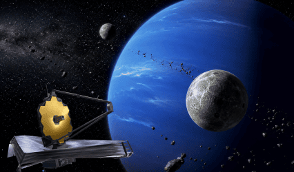 Webb telescope finds signs of ancient disaster for Neptune’s moons