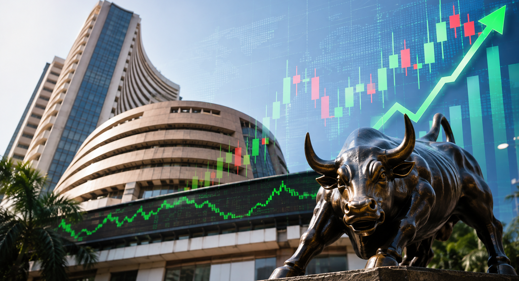 Sensex, Nifty end marginally higher after RBI keeps rates unchanged