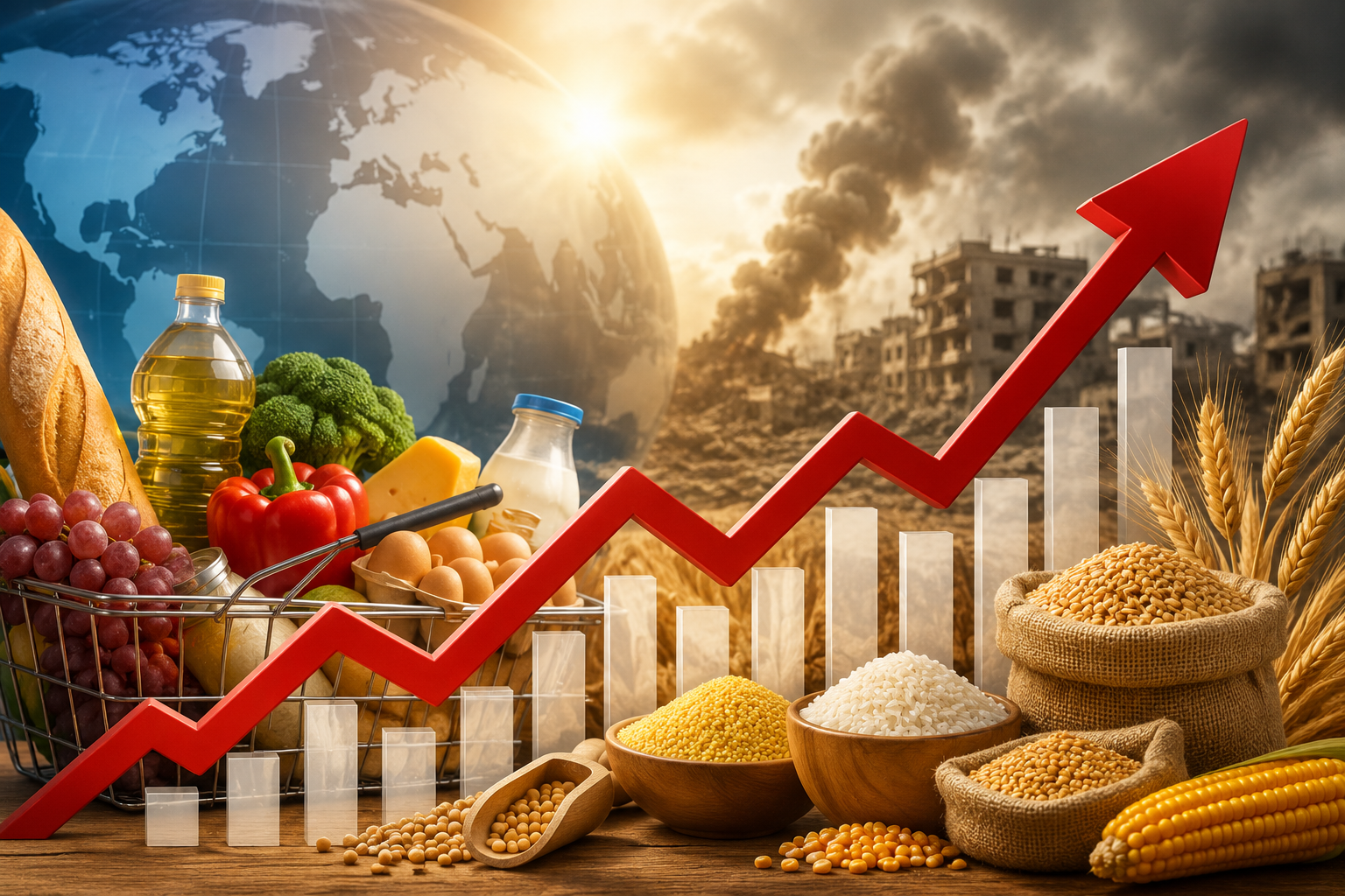 World food prices hit 3-year high in July as weather and war weigh, FAO says