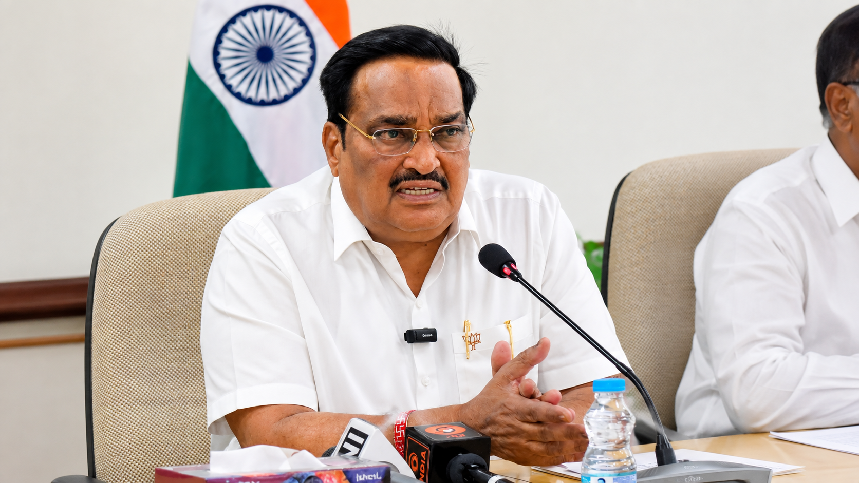Union Jal Shakti Minister CR Paatil chairs high-level review meeting on Jal Jeevan Mission with Haryana MPs