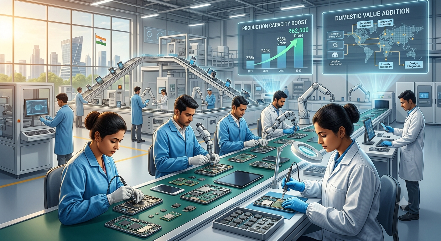 Government Notifies ₹62,500 Crore Mobile Phone Manufacturing Scheme to Boost Domestic Value Addition