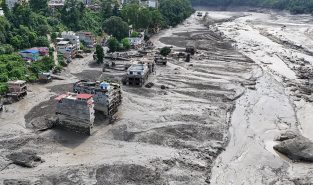 China says flash flood disaster caused by high-altitude glacier collapse in Nepal