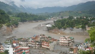 Nepal monitoring two lakes, flood risk to remain until they're fully drained, official says