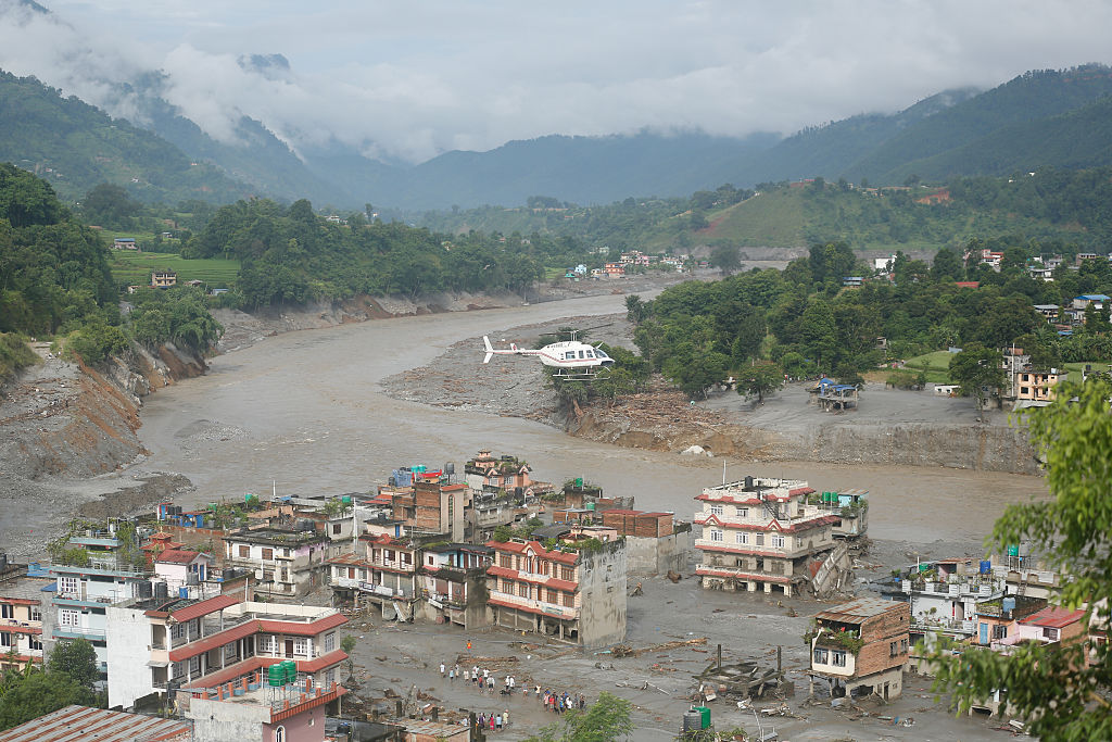 Nepal monitoring two lakes, flood risk to remain until they’re fully drained, official says
