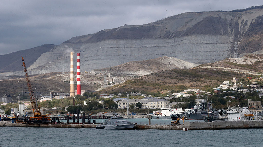 Ukraine pounds naval base, grain terminals at Russia’s Black Sea port of Novorossiysk