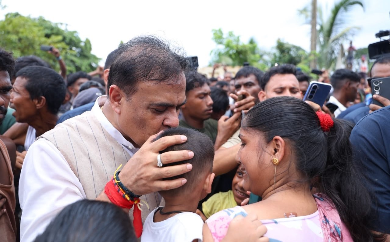 Committed to comprehensive rehabilitation of flood-hit families : CM Himanta Biswa Sarma