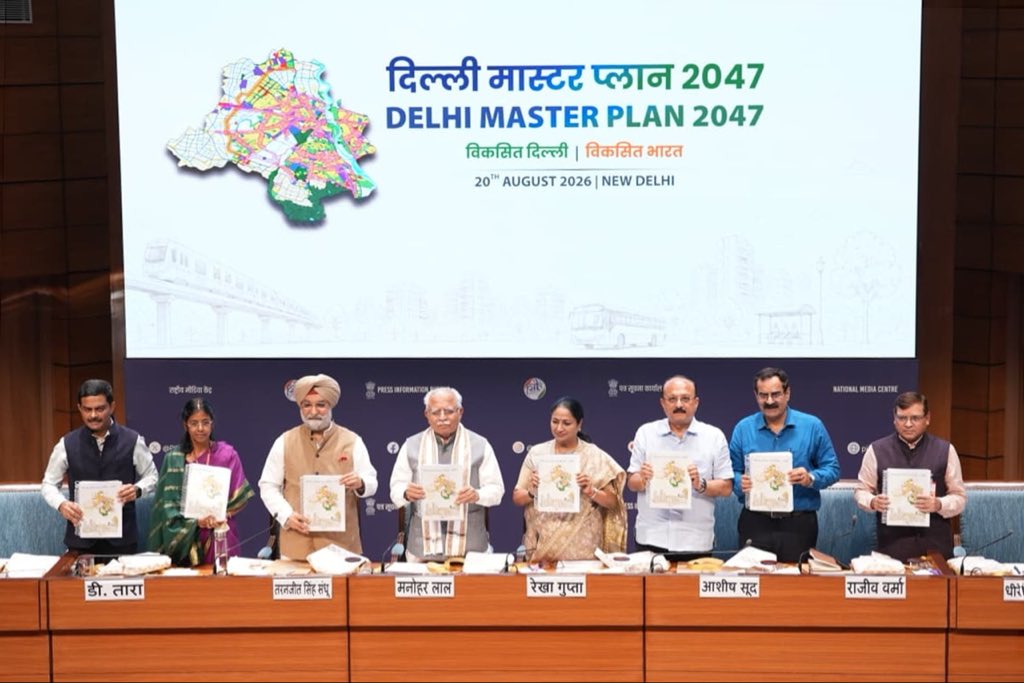 Delhi Master Plan 2047 Unveiled, Sets Roadmap for Viksit Delhi and Viksit Bharat