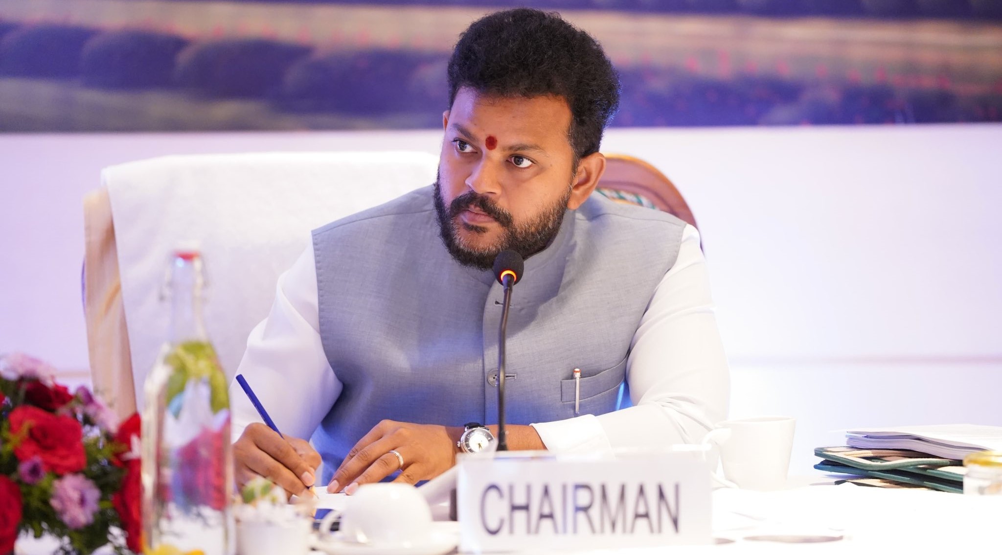 Civil Aviation Minister Ram Mohan Naidu Chairs Parliamentary Consultative Committee Meeting in Mysuru