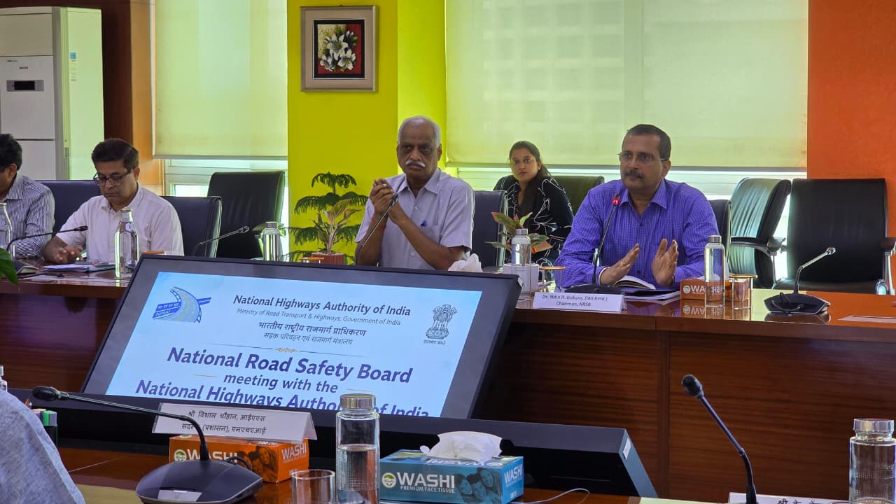NHAI, National Road Safety Board Discuss Measures to Strengthen Safety on National Highways