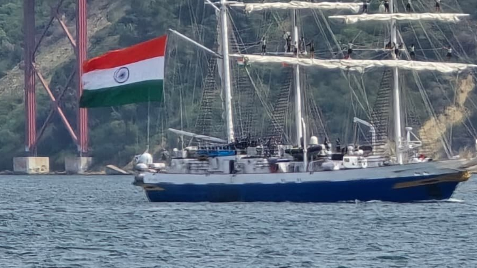 INS Sudarshini concludes three-day Lisbon port call during Lokayan 2026 expedition