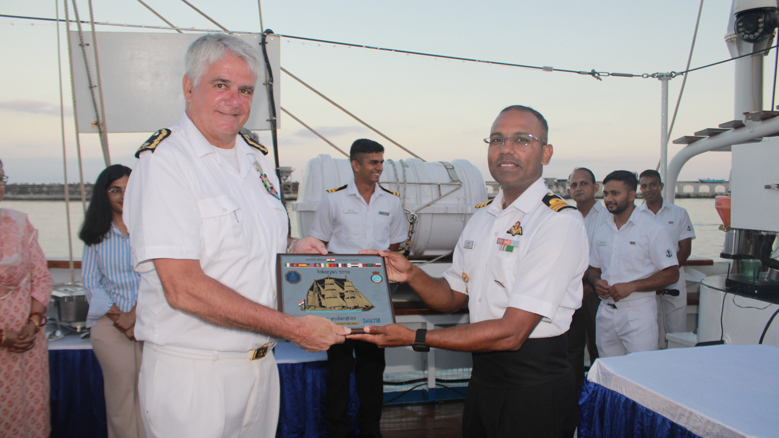 INS Sudarshini concludes Ponta Delgada port call as part of Lokayan 2026