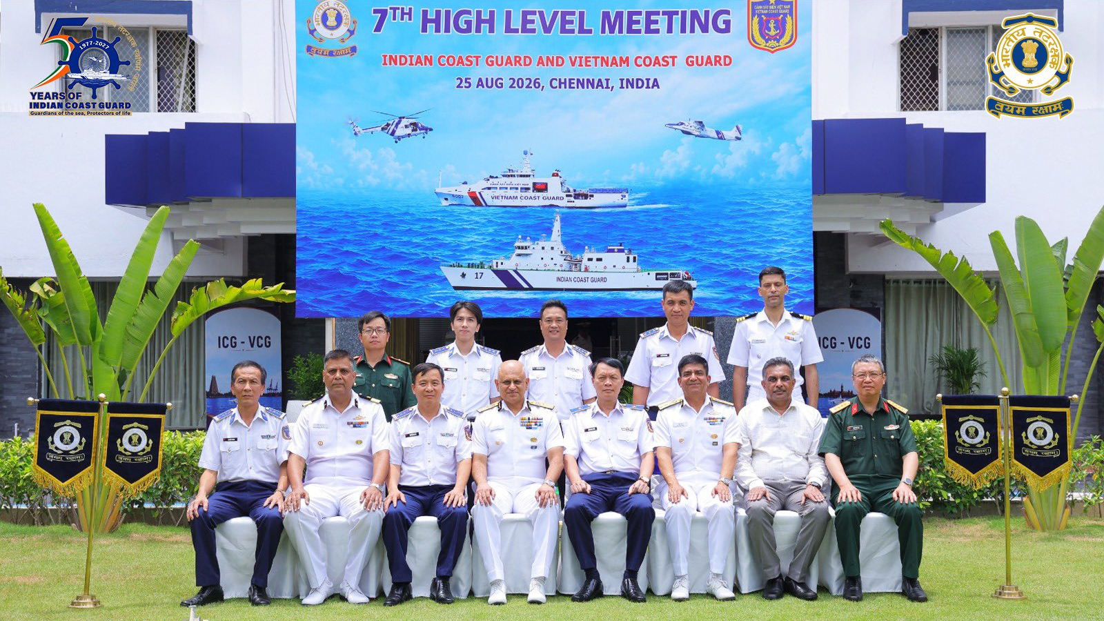 India, Vietnam Coast Guards hold 7th high-level meeting in Chennai to strengthen maritime cooperation