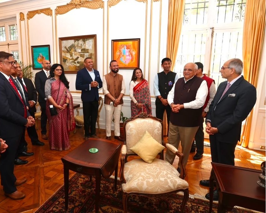 Gujarat Eyes Global Manufacturing, Tech Partnerships as CM Bhupendra Patel Meets Diaspora in US