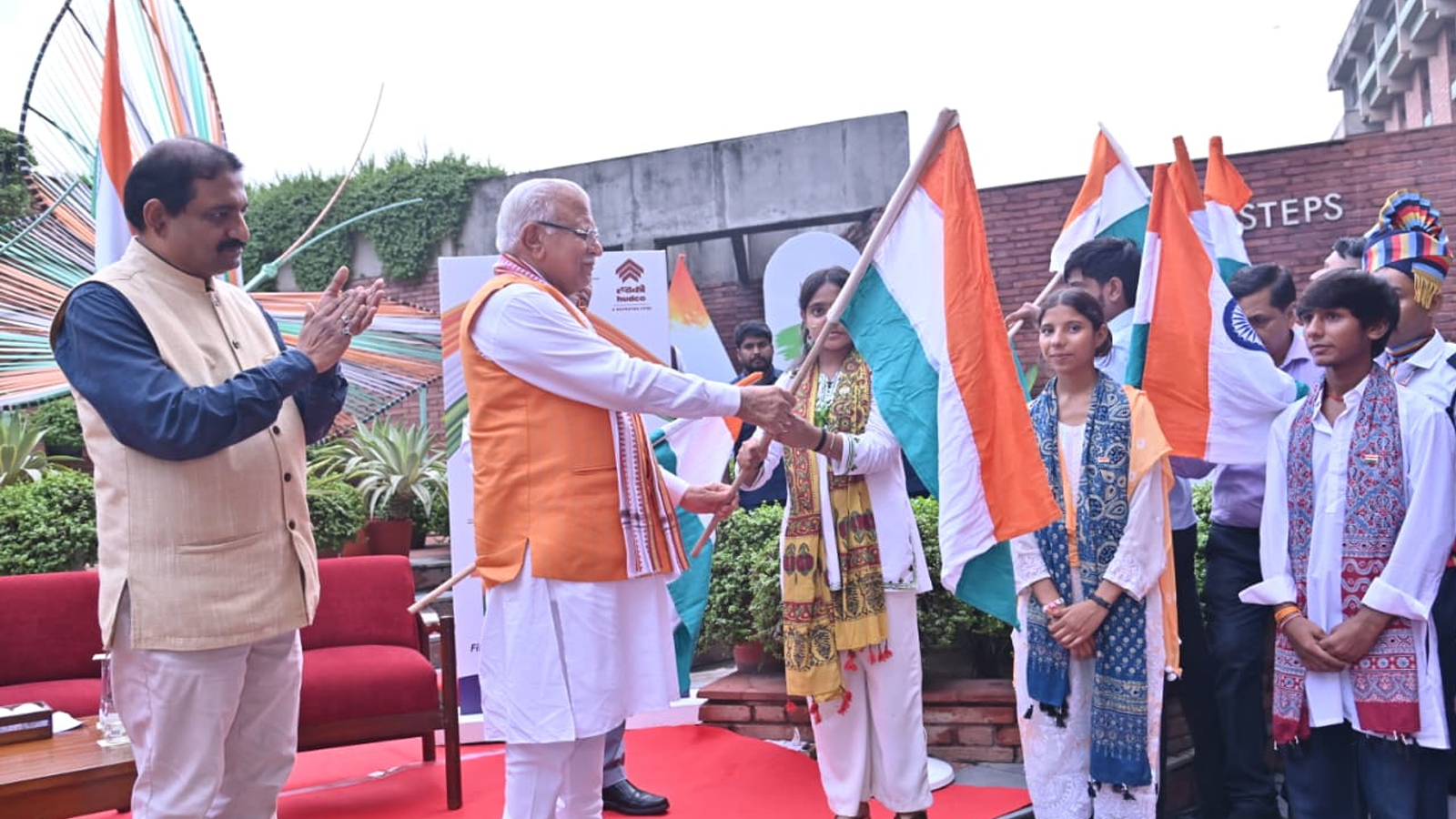 Manohar Lal inaugurates Har Ghar Tiranga kiosk at India Habitat Centre, urges citizens to hoist National Flag