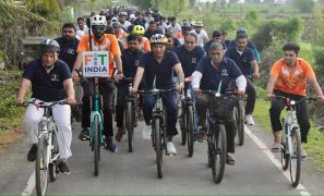 Fit India Sundays on Cycle takes up ‘Nasha Mukt Bharat’ message across country