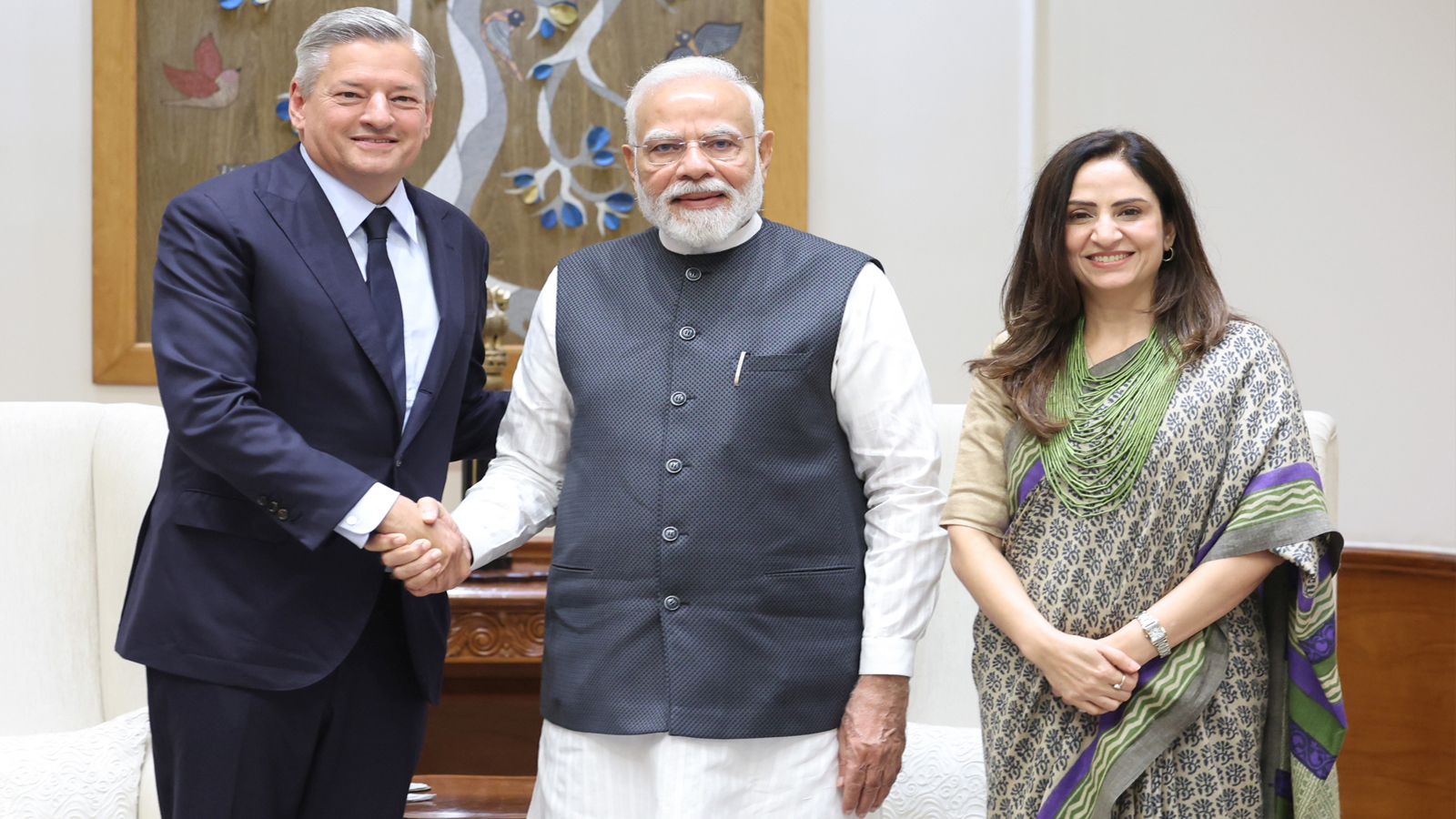 PM Modi meets Netflix Co-CEO Ted Sarandos, discusses making India a global content creation hub