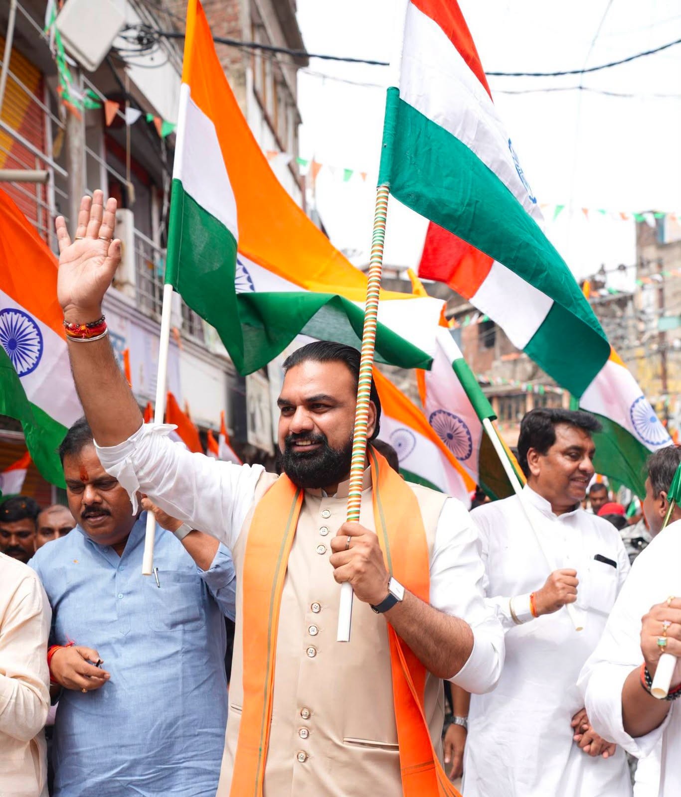 Bihar CM Samrat Choudhary flags off Tiranga rally, pays tribute to Dr BR Ambedkar