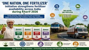 'One Nation, One Fertilizer' initiative strengthens fertilizer availability across India during Kharif 2026