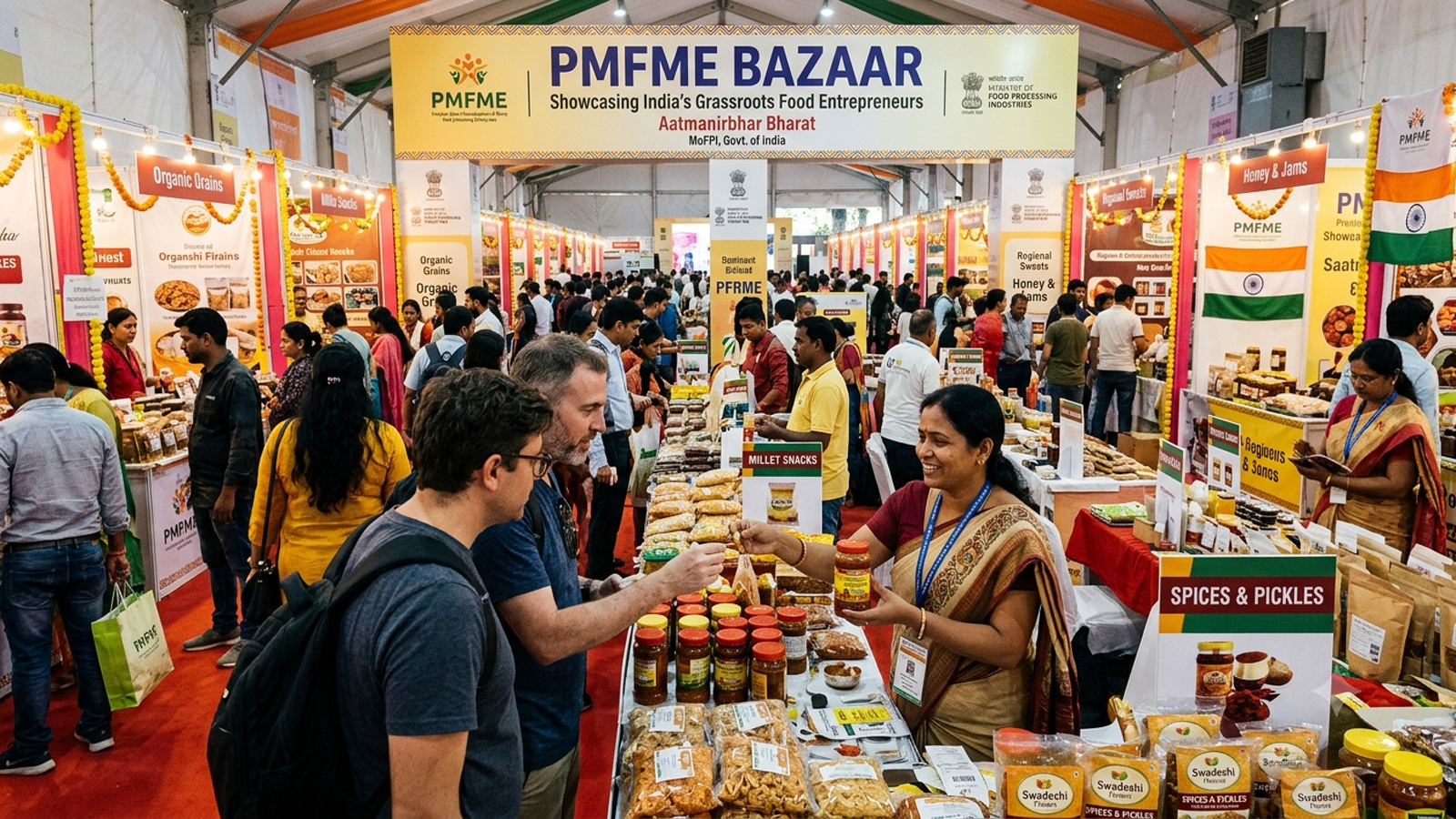 From Bihar’s makhana to Rajasthan’s jamun and Maharashtra’s tofu, PMFME Bazaar showcases India’s grassroots food entrepreneurs