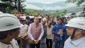 CM Dhami takes stock of rescue operations after tunnel tragedy in Chamoli