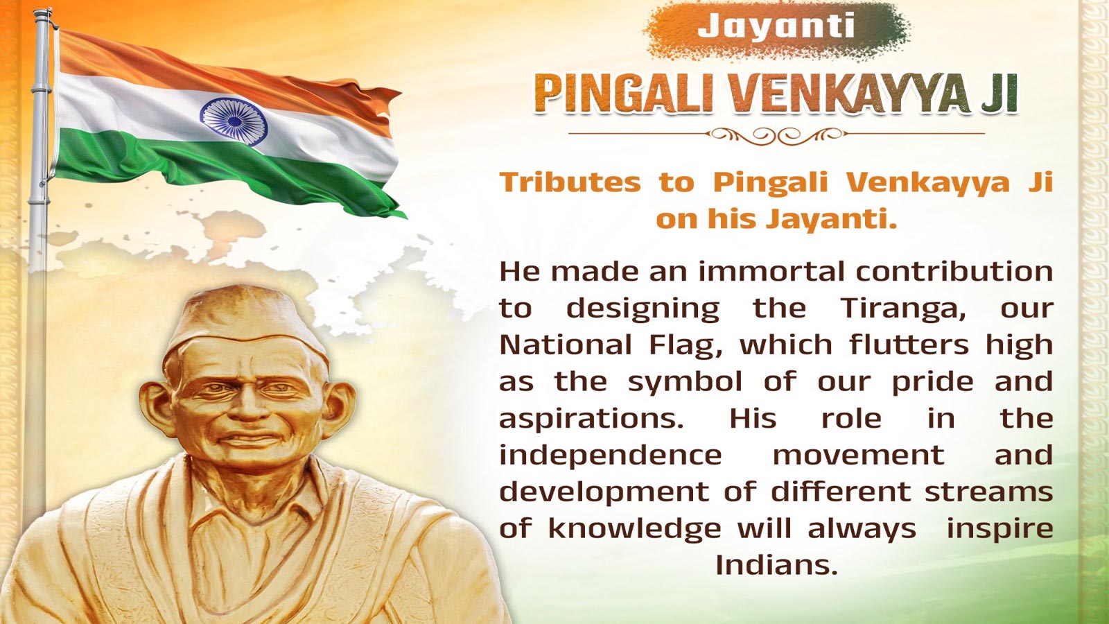 PM Modi, Amit Shah, Rajnath Singh pay tributes to Pingali Venkayya on his 150th birth anniversary
