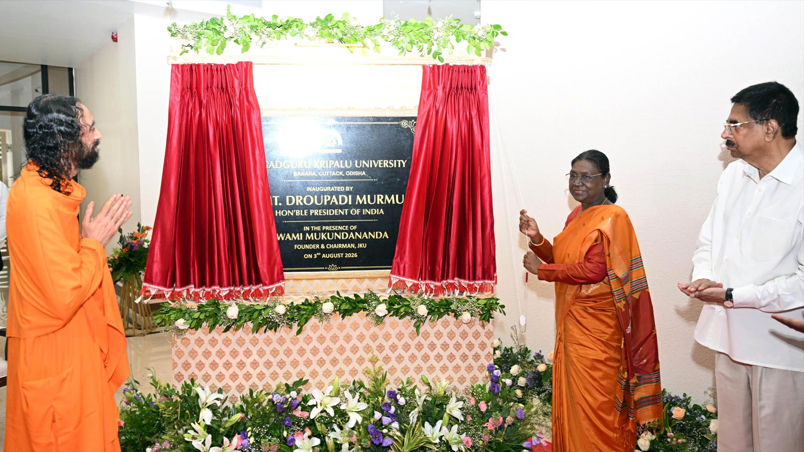President Murmu inaugurates Jagadguru Kripalu University in Cuttack, calls for value-based education to build Viksit Bharat