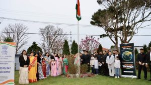 SURYAPATH TIRANGA Global Relay carries India's Tricolour across the world on Independence Day