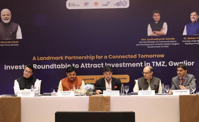 Jyotiraditya Scindia, MP CM secure Rs 5,500 crore investment commitments for India's first Telecom Manufacturing Zone in Gwalior