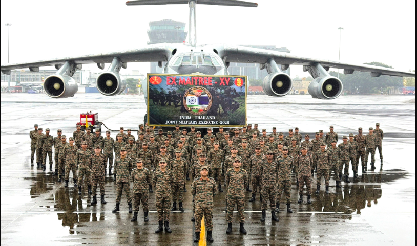 Indian Army contingent departs for India-Thailand joint military exercise MAITREE-XV