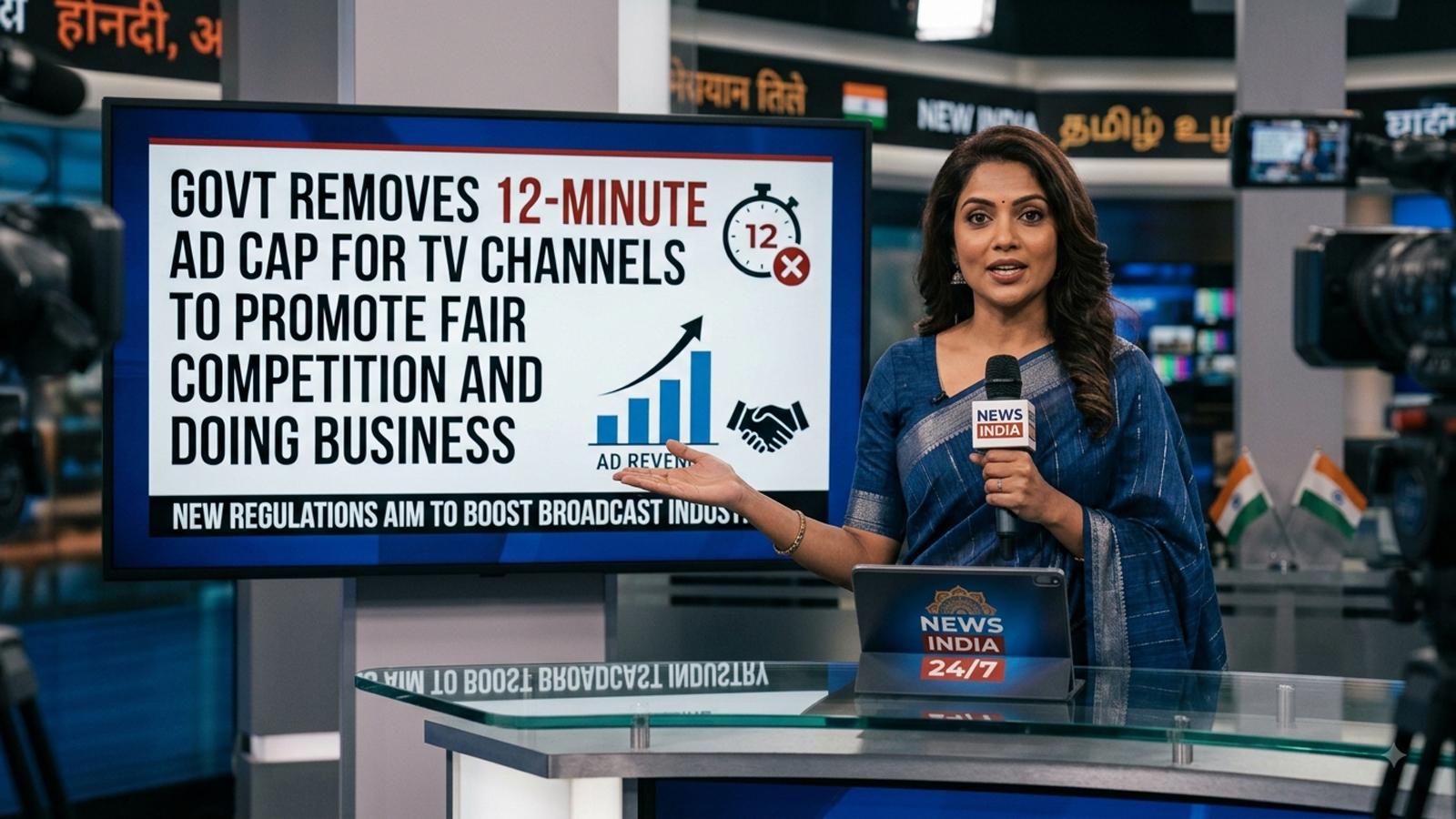 Govt removes 12-minute ad cap for TV channels to promote fair competition and ease of doing business