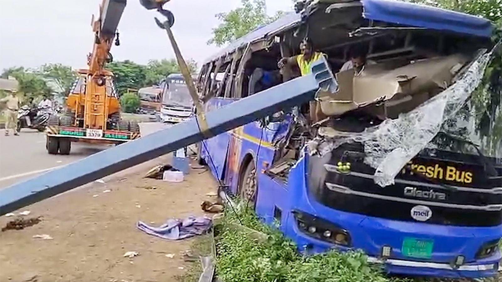 At least six killed in road mishap in Telangana’s Suryapet; PM Modi condoles deaths