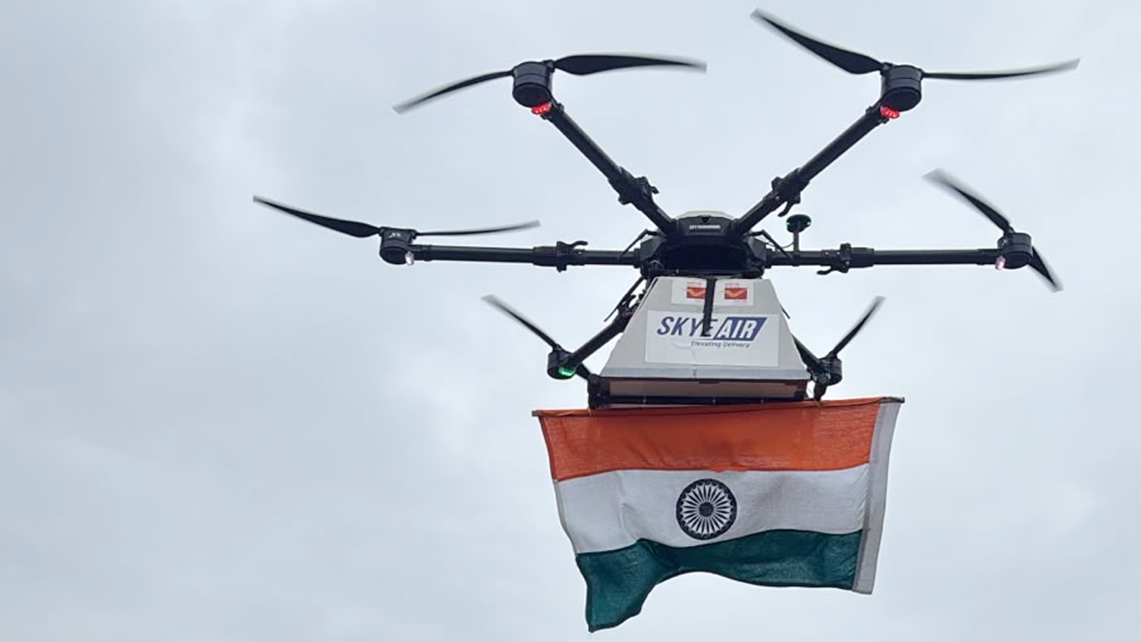 India Post makes history with first-ever drone delivery of Tiranga in Himachal Pradesh