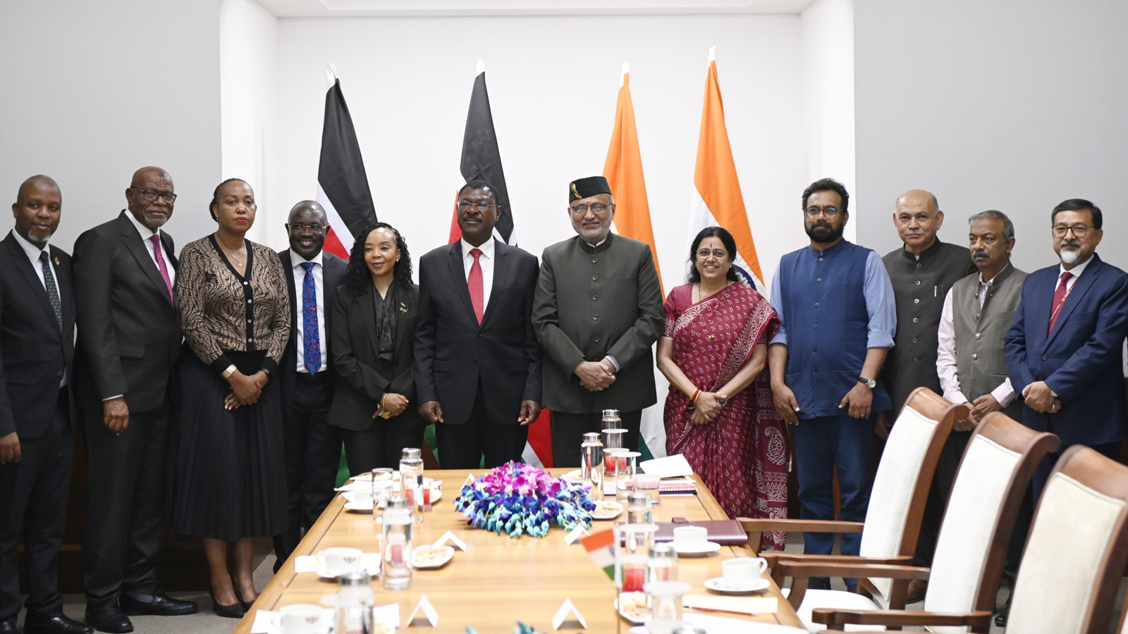 Vice President Radhakrishnan meets Parliamentary delegation from Kenya