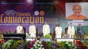 V-P Radhakrishnan calls for lifelong learning, innovation, social responsibility at Central University of Tamil Nadu convocation