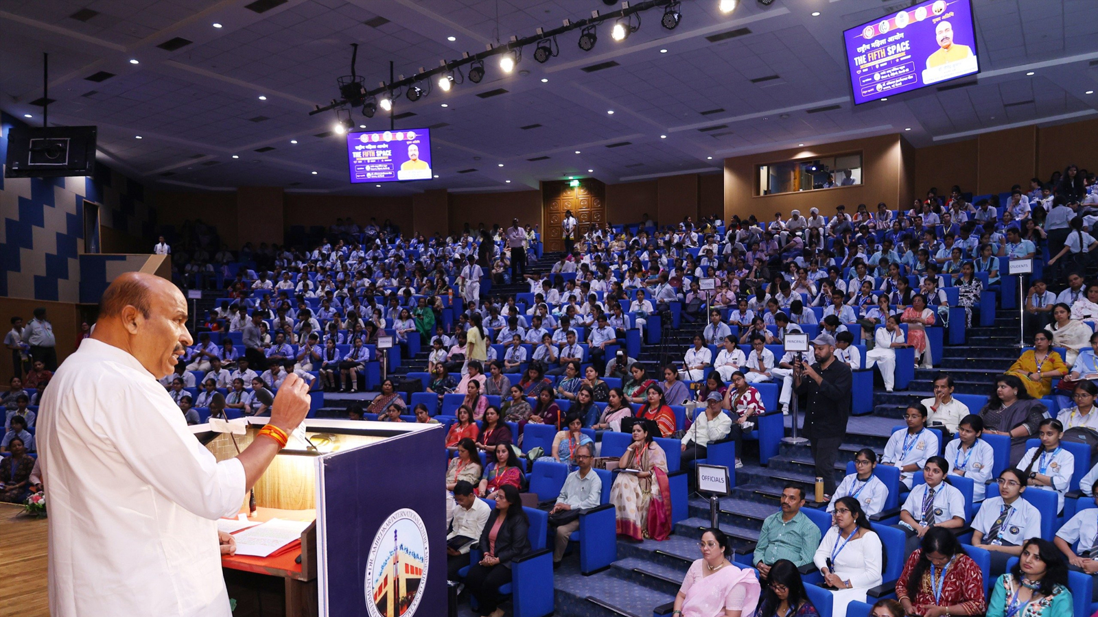 ‘The Fifth Space’: Virendra Kumar stresses empathy, digital responsibility in interaction with school students