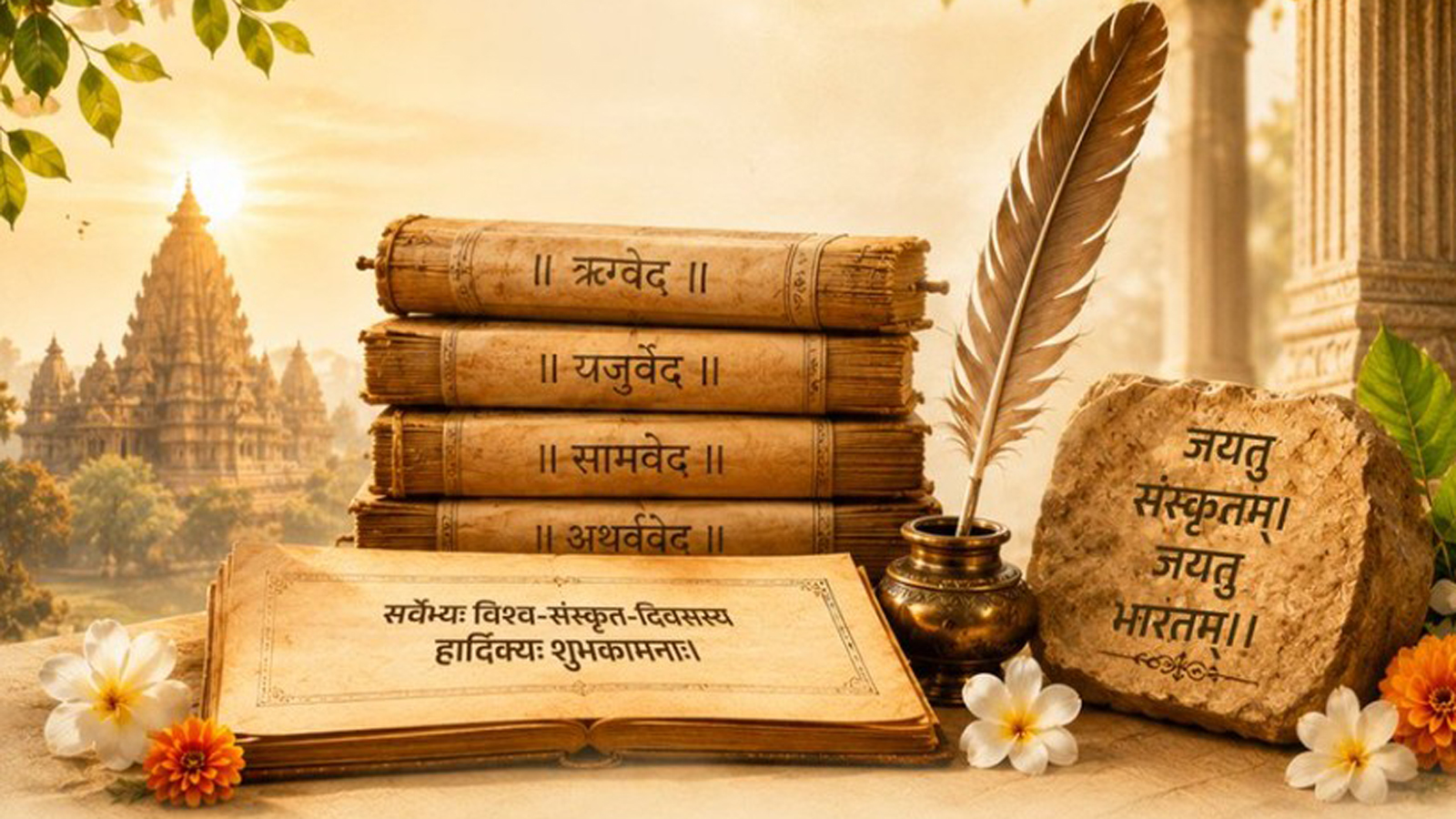 World Sanskrit Day: V-P Radhakrishnan, PM Modi, Amit Shah call for preservation and promotion of ancient language