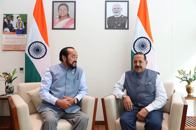Nagaland Deputy CM Yanthungo Patton discusses development, connectivity in Northeast with Dr Jitendra Singh
