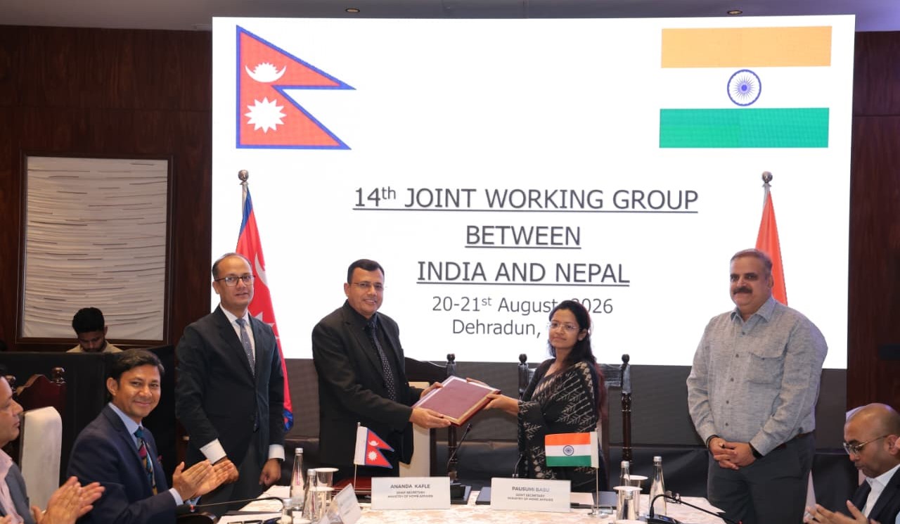 14th India-Nepal Joint Working Group Meeting Held in Dehradun