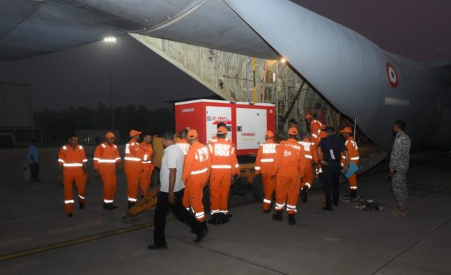 India sends first tranche of relief materials to Nepal