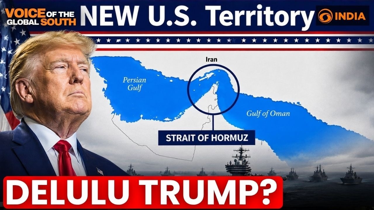 Trump claims Hormuz Strait as U.S. territory, sparks viral meme war with Iran