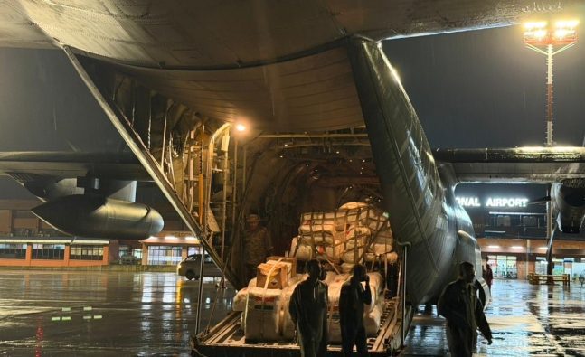 Fourth India flight touches down in Kathmandu with relief supplies, technical assistance