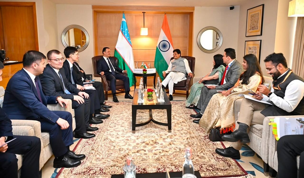 Piyush Goyal invites Indian, Uzbek businesses to co-invest and co-manufacture, calls for doubling bilateral trade