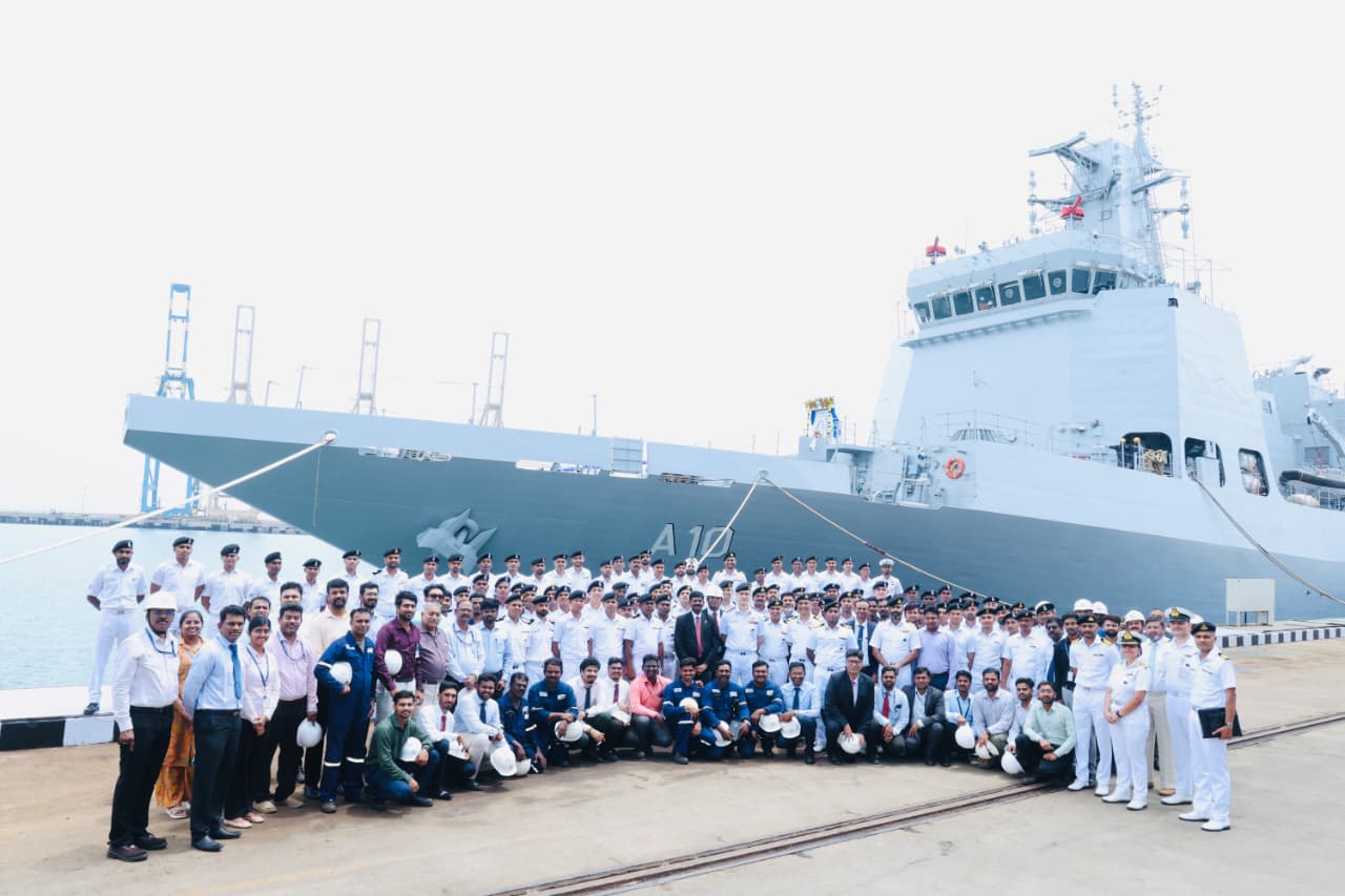 Navy gets first indigenous multi-purpose vessel ‘Samarthak’