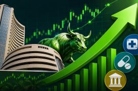 Sensex, Nifty end higher as healthcare, pharma and PSU bank stocks lead gains