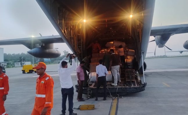 India sends third tranche of relief supplies to Nepal