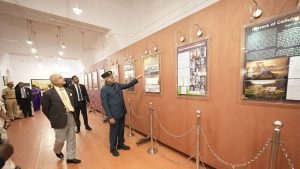 Vice President Radhakrishnan pays tribute to freedom fighters at Cellular Jail in Andaman & Nicobar Islands