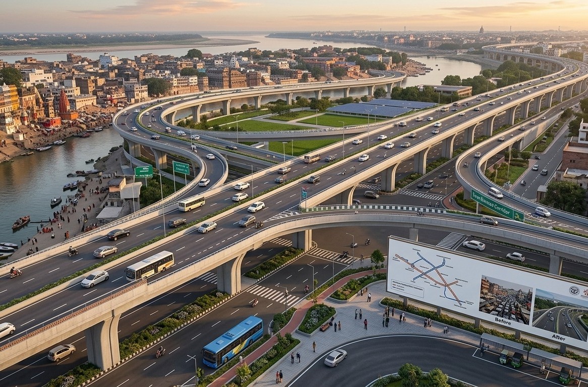 ₹10,998-crore Varuna Elevated Corridor to Transform Varanasi’s Transport Network