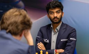 Chess Olympiad: Gukesh misses chance as India draw with Azerbaijan; Savitha Shri wins seventh game