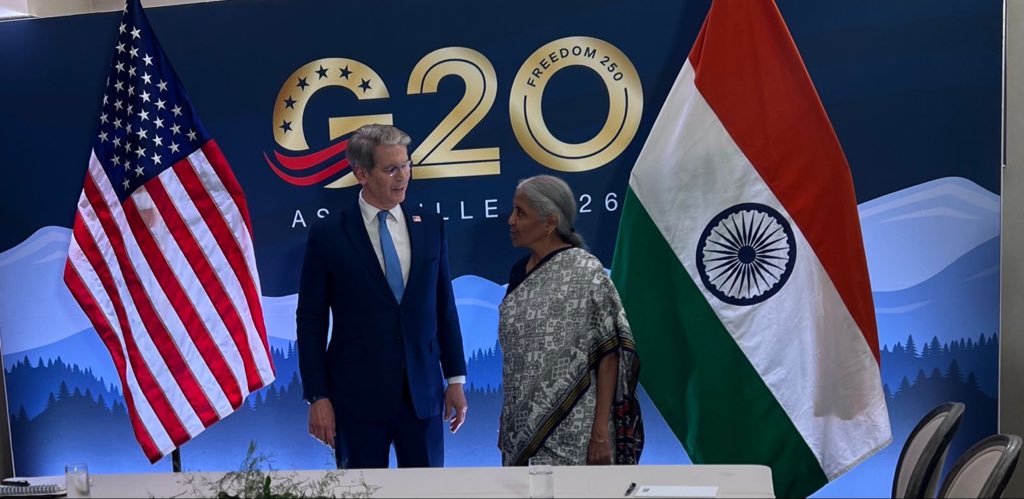 FM Sitharaman meets US Treasury Secretary Bessent